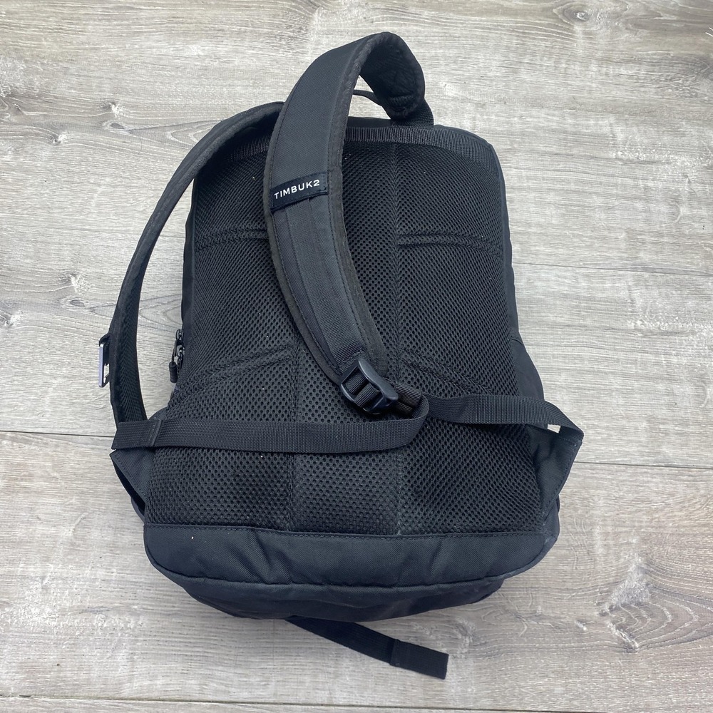 Timbuk2 Laptop Backpack 19 Inch Black Polyester Mens Commuter Bag Ventilated - Picture 3 of 12